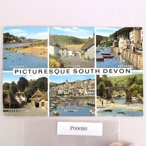 Vintage 1982 Postcard Picturesque South Devon England UK Dartmouth Dartmoor+
